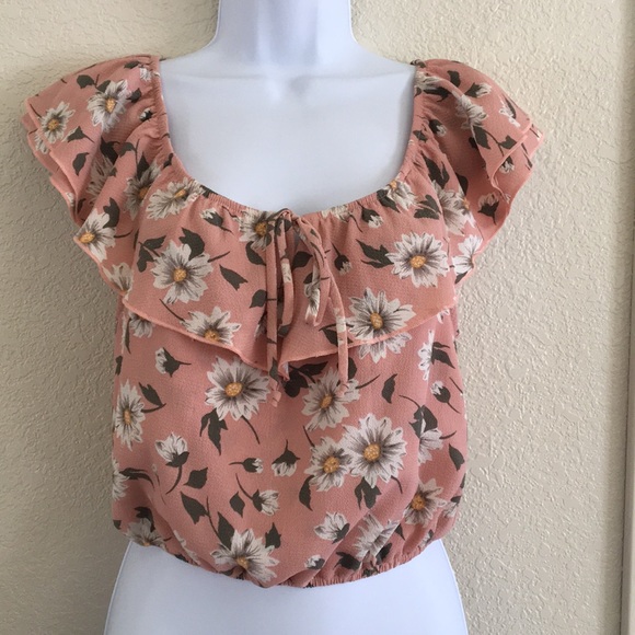 Show Me Your MuMu Tops - Show Me Your MuMu Darla Floral Crop Top